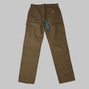 New Dickies Mens. 34x36 Tall Brown Duck Canvas Carpenter Pants Workwear